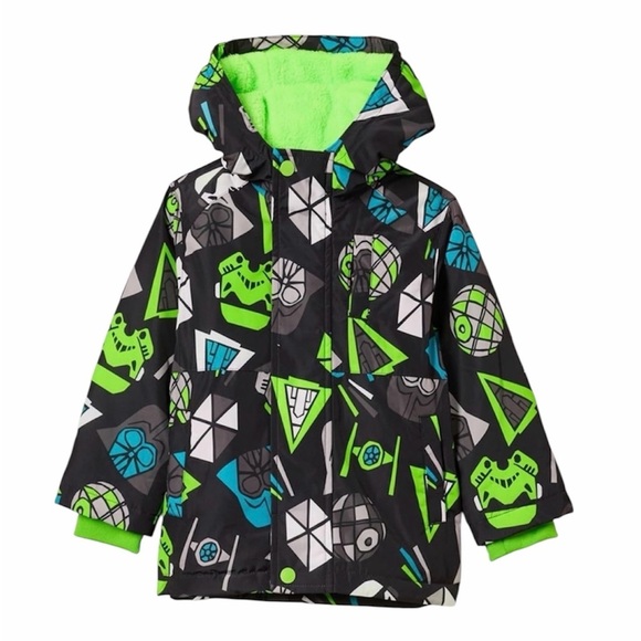 Amazon Essentials Other - Disney Marvel Star Wars Boys' Warm Puffer SMALL Full-Zip Hoodie Coat NWT